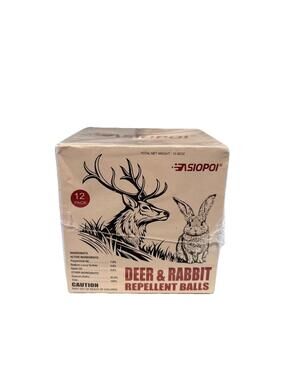 18 Pack Deer Repellent Balls Rabbit Repellent Outdoor Deer Deterrent Peppermint